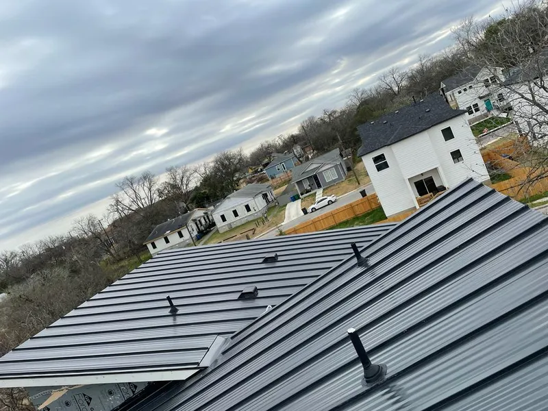 Standing seam metal roof panels with vents for Skylight Repair in Sebastian